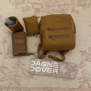 Dagne Dover Kids Accessories Set in Tan